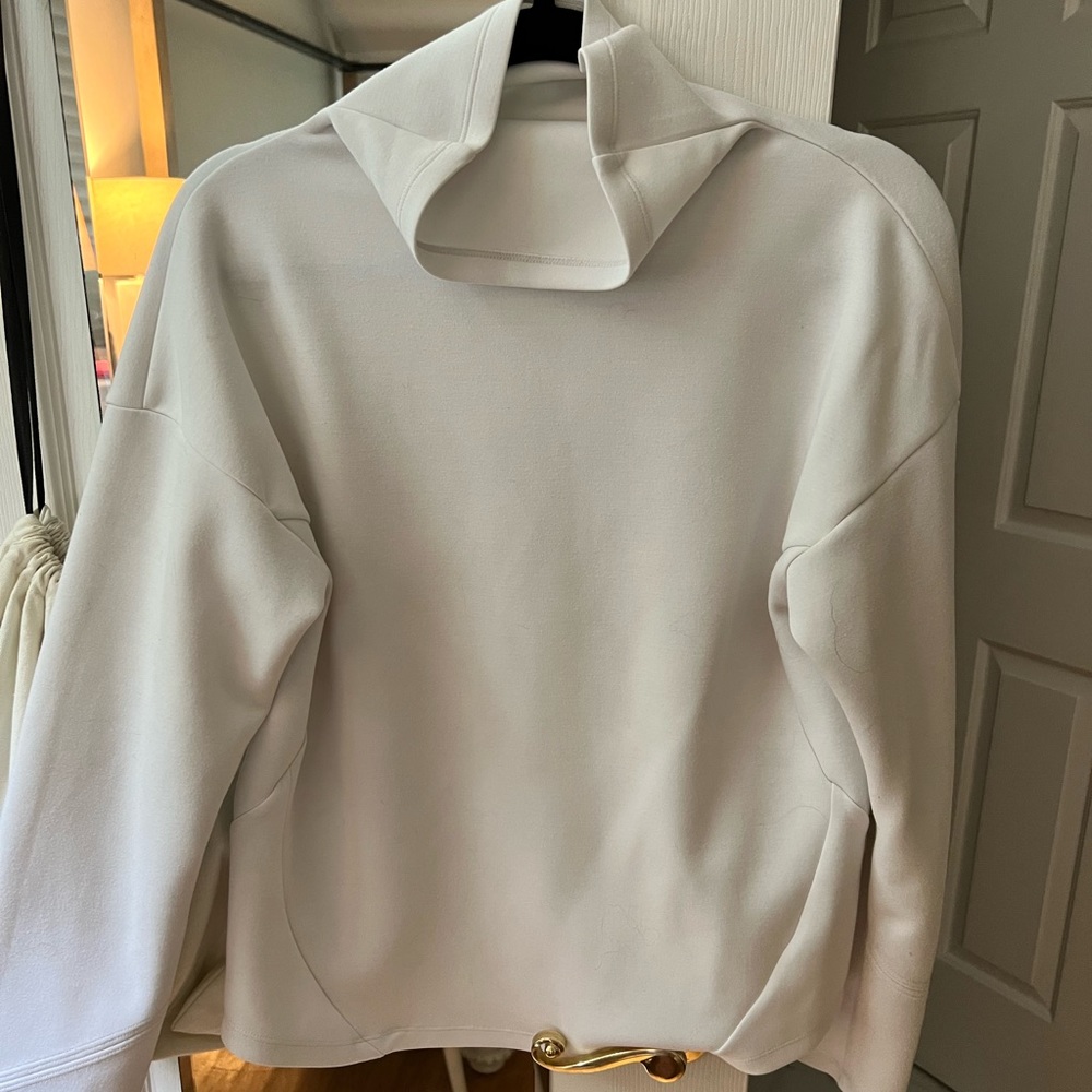 Buff Bunny white turtle neck hoodie